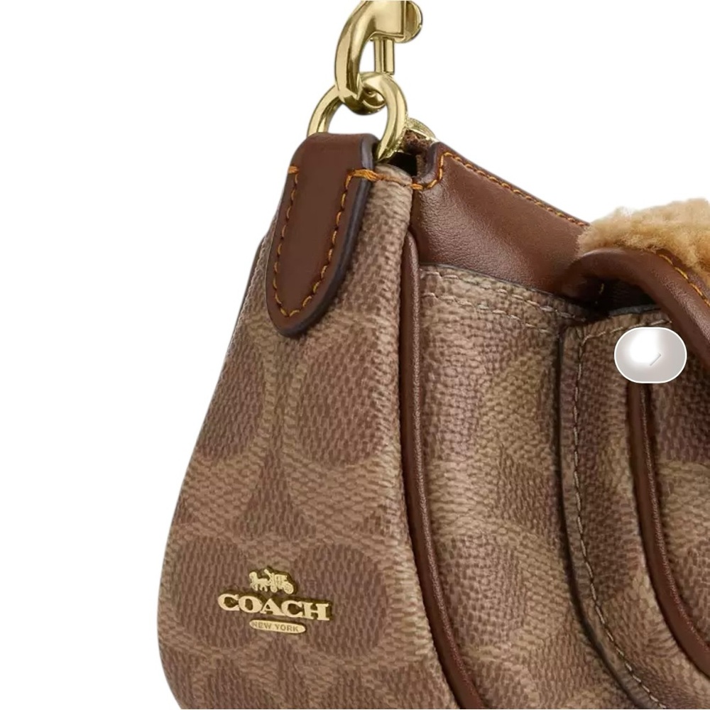 Coach Crossbody Ashton Mini Bag Vintage Brown CDB13 - Picture 5 of 8